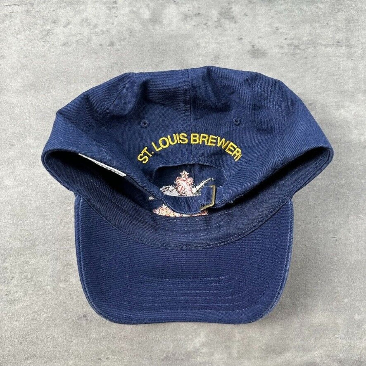 Anheuser-Busch Budweiser Beer St. Louis Missouri Brewery Navy Hat