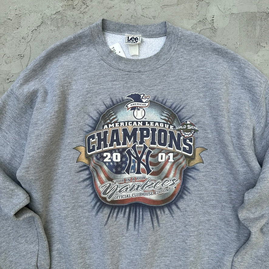 Vintage Lee MLB New York Yankees World Series 2001 Sweatshirt - XL