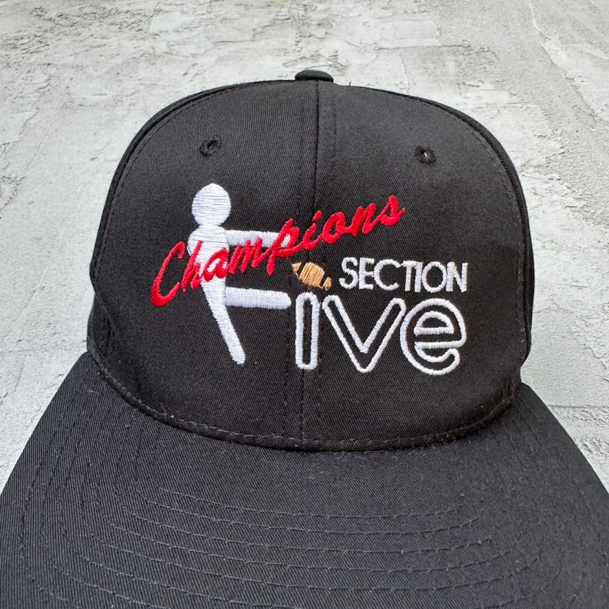 Vintage Football Champions Section V Hat 90s Mobil