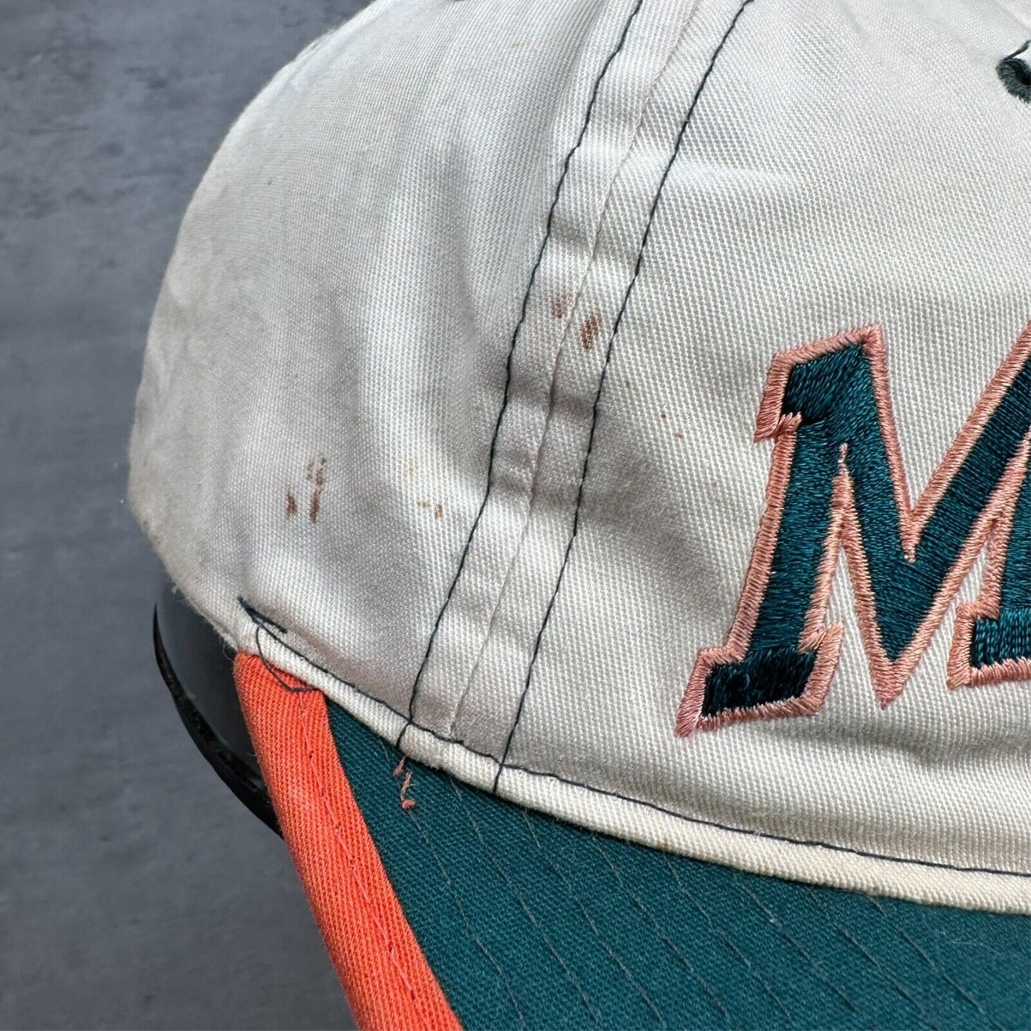 Vintage Starter University of Miami Hurricanes Distressed Hat