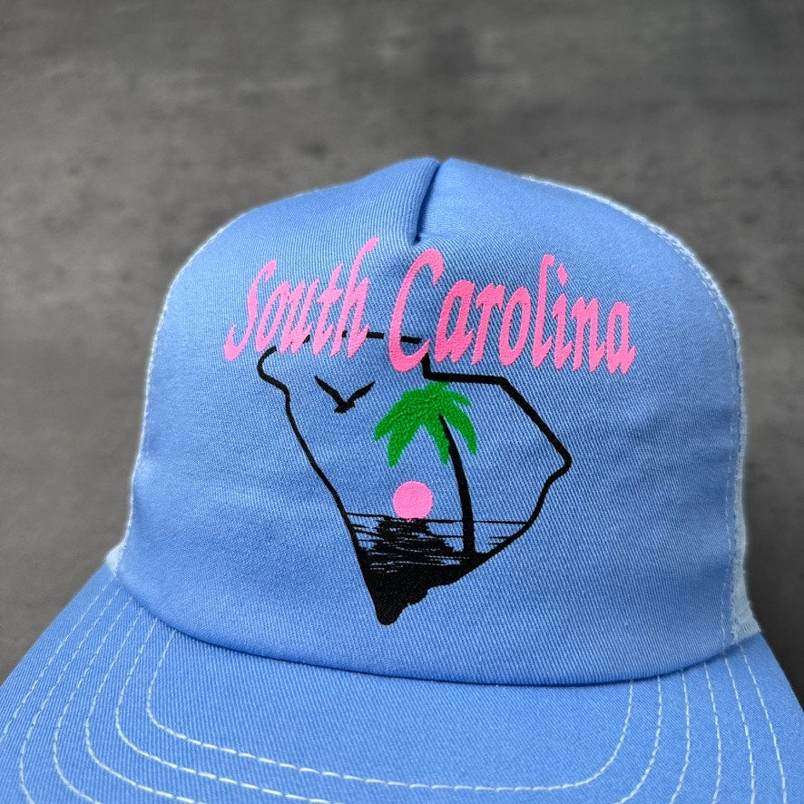 Vintage South Carolina 80s Blue Hat