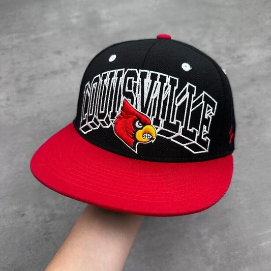 Vintage Zephyr University of Louisville Cardinals 3D Spellout Hat Rare