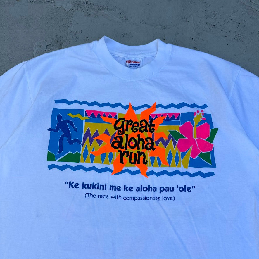 Vintage Great Aloha Run Hawaii 1996 T Shirt - M