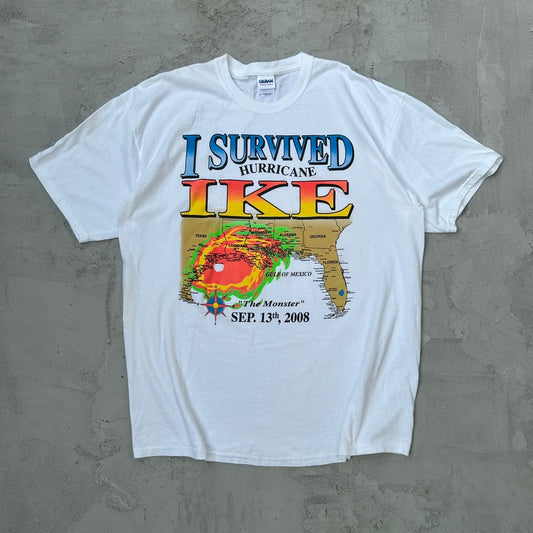 I Survived Hurricane Ike The Monster 2008 T Shirt - XL
