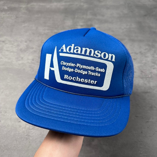 Vintage Adamson Motors Rochester Minnesota Trucker Hat