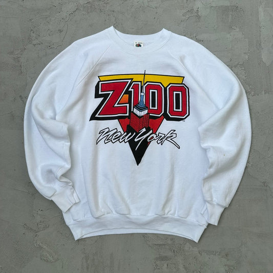 Vintage Z100 New York Radio Turn Me On Sweatshirt - L