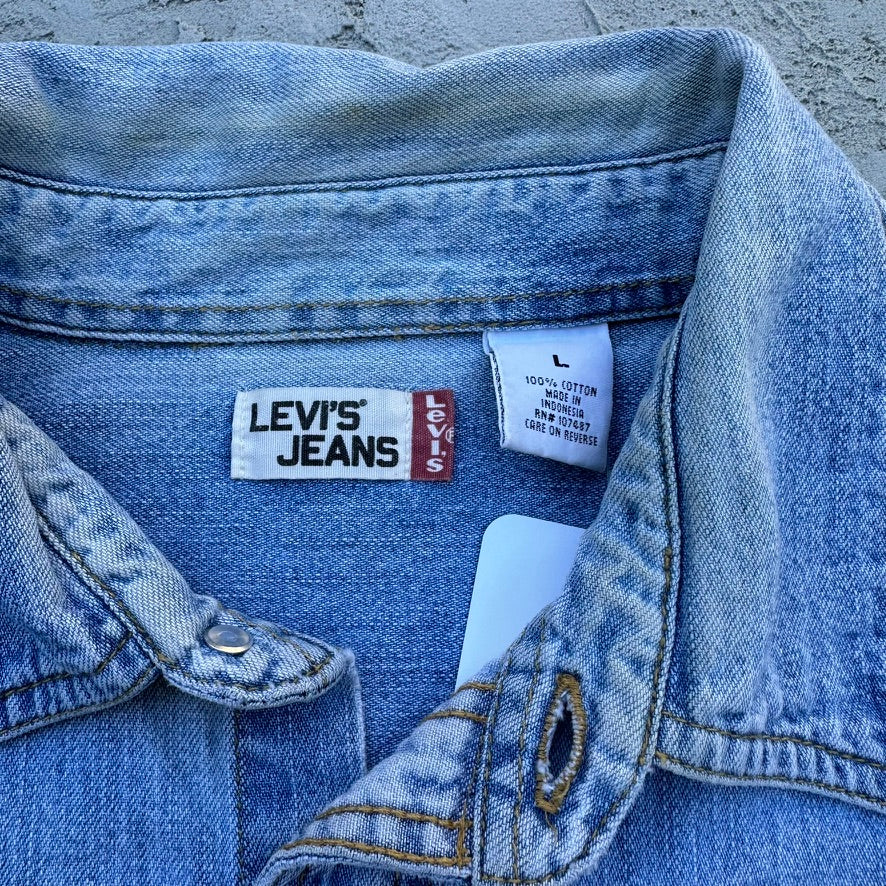 Vintage Levi's Jeans Denim Shirt - L