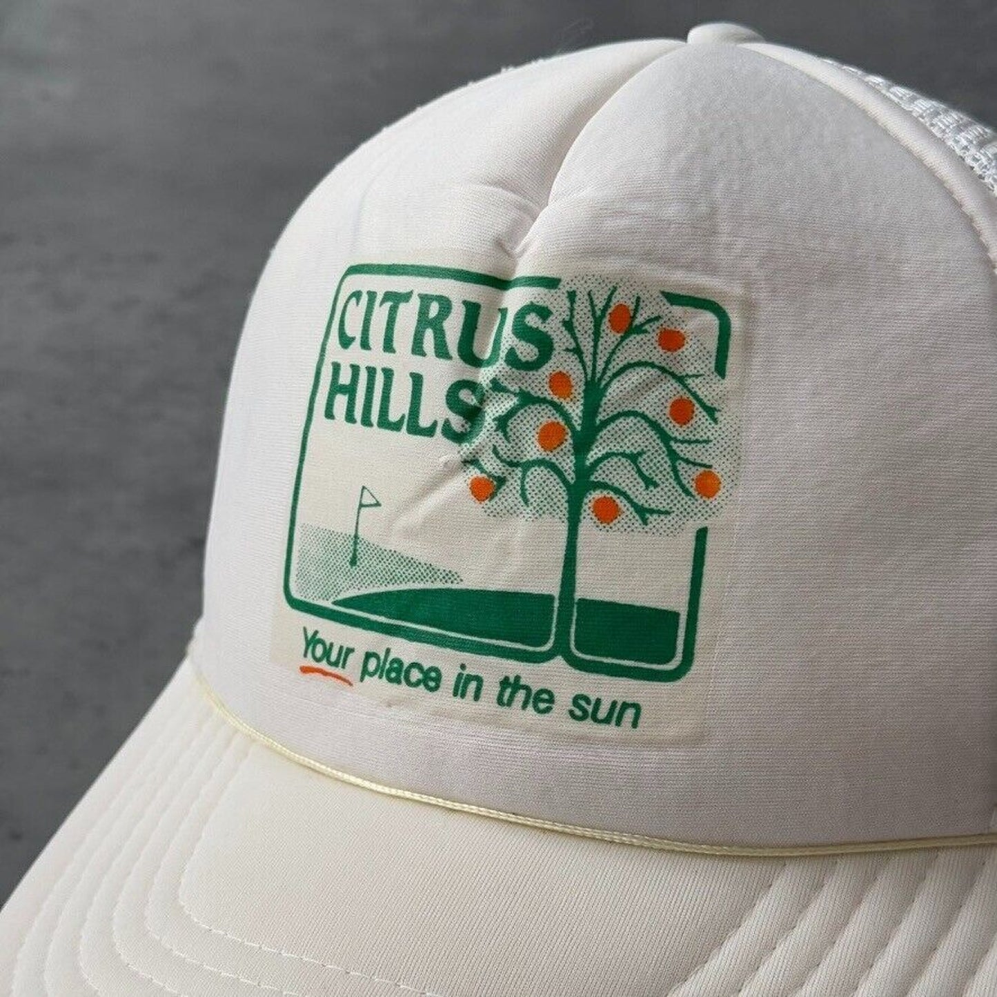 Vintage Citrus Hills Florida Trucker Hat