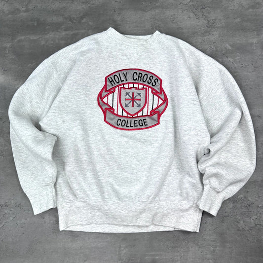 Vintage Holy Cross College Sweatshirt - L