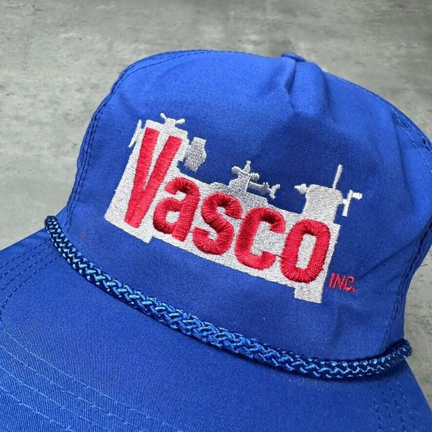 Vintage Vasco Engines Embroidered Roper Hat