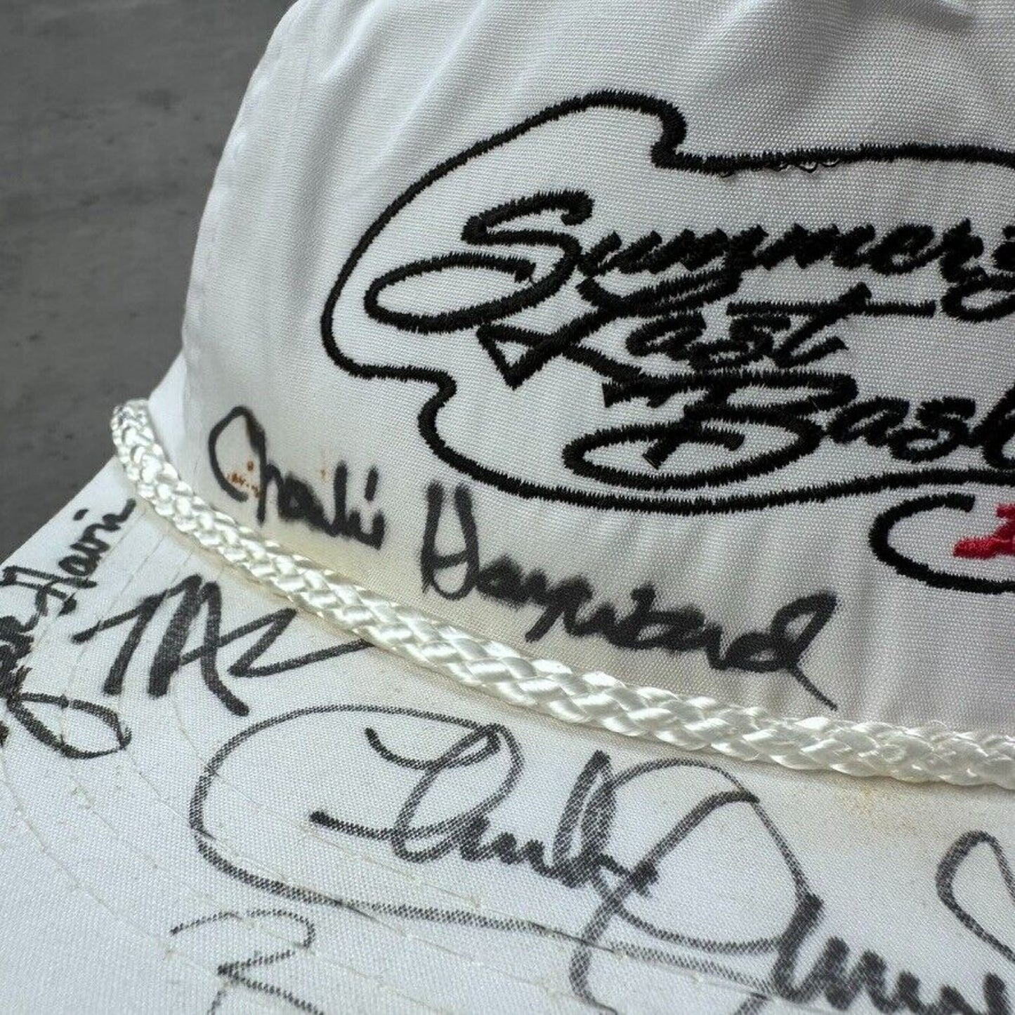 Vintage Charlie Daniel's Band Autographed Signed Summers Last Bash Festival Hat