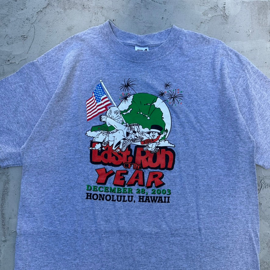 Vintage Hawaii Last Run of the Year 2003 T Shirt - L