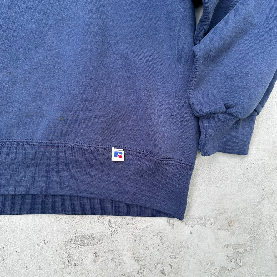 Vintage Russell Athletic Blue Distressed Sweatshirt - L