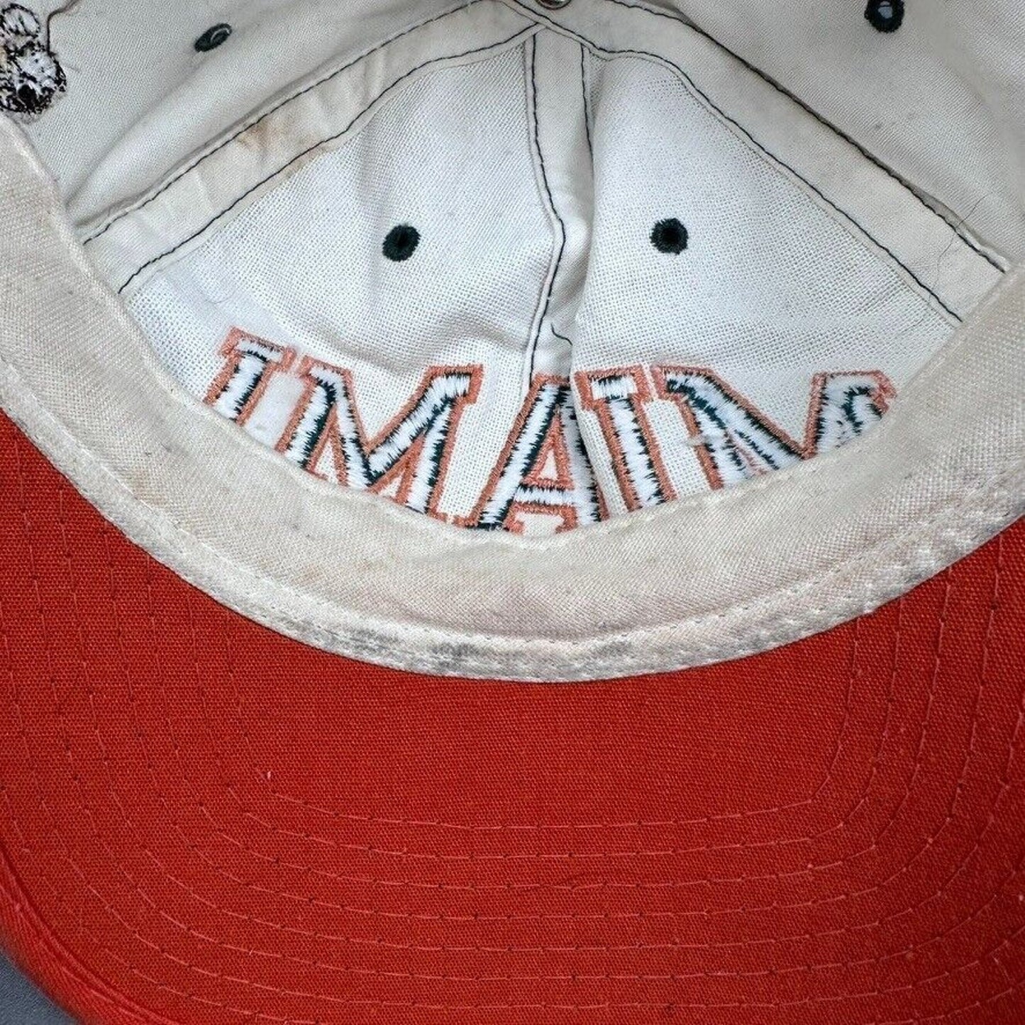 Vintage Starter University of Miami Hurricanes Distressed Hat