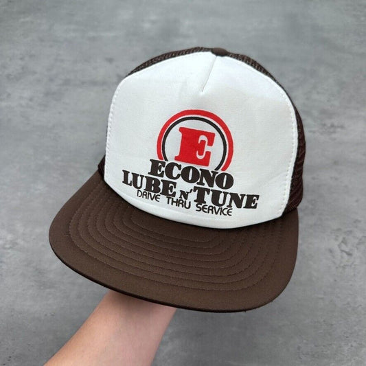 Vintage Econo Lube n' Tune Drive Thru Service Mechanic Novelty Hat