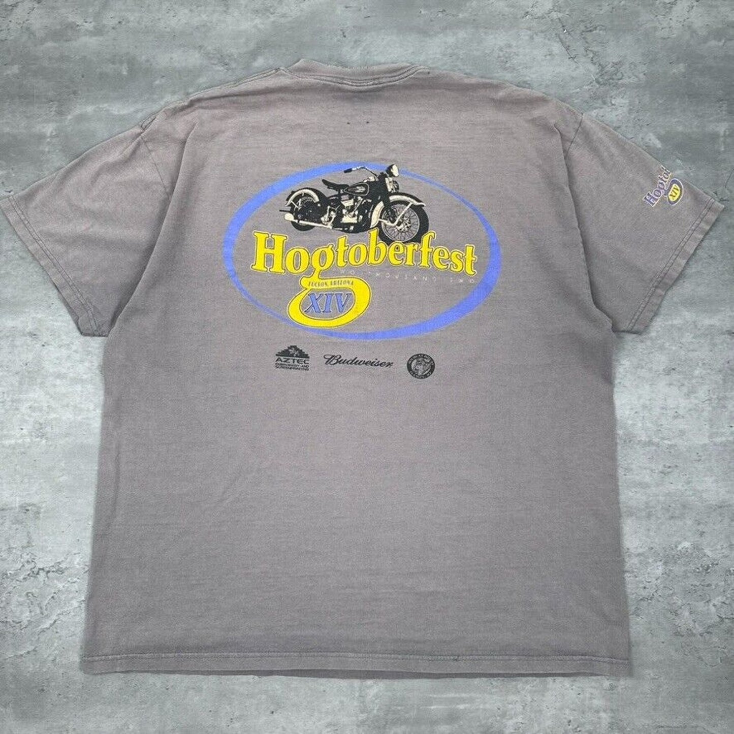 Vintage Hogtoberfest 2002 Harley Distressed T Shirt - XL