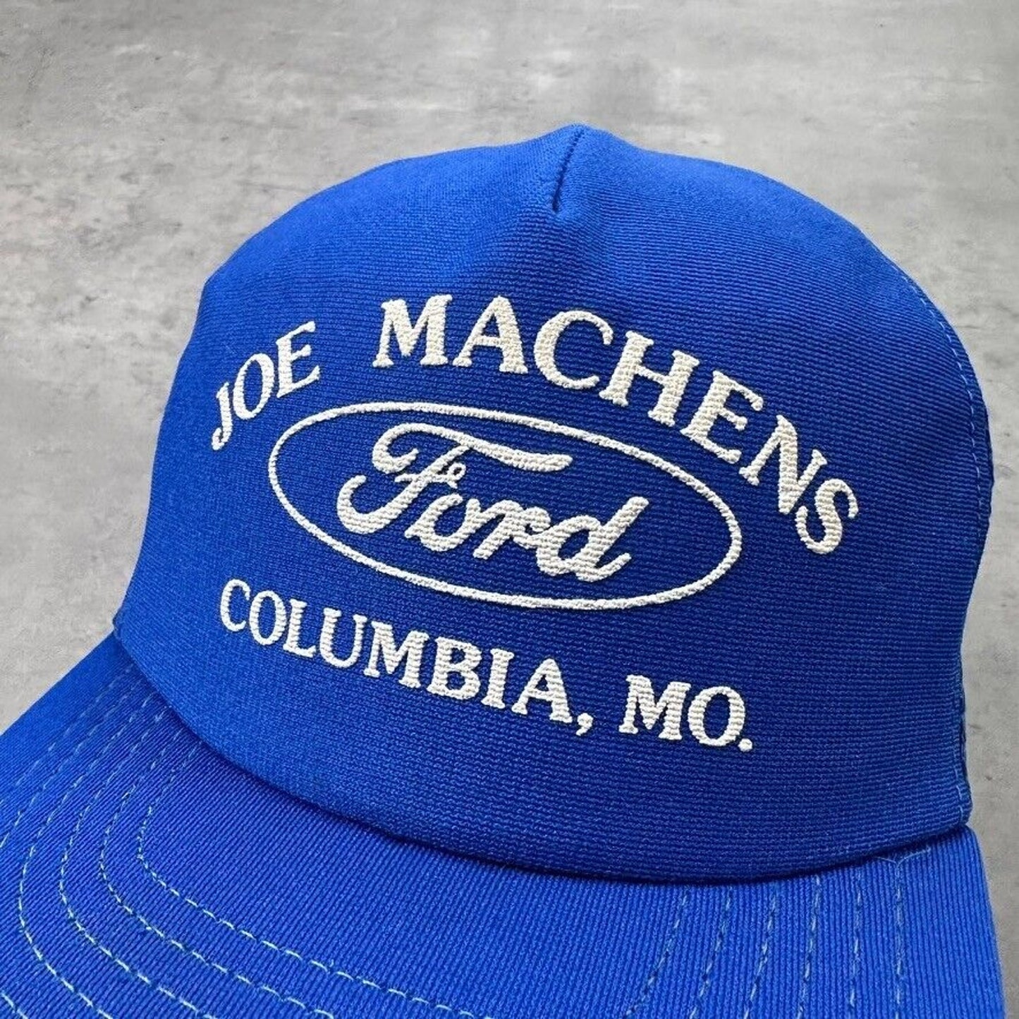 Vintage Ford Joe Machens Columbia Missouri Blue Hat