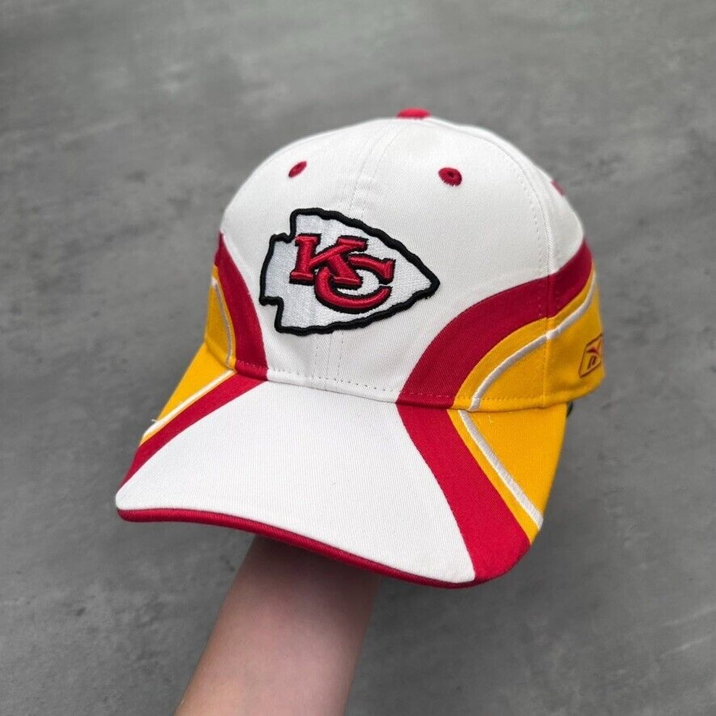 Reebok Kansas City Chiefs NFL Football Hat White