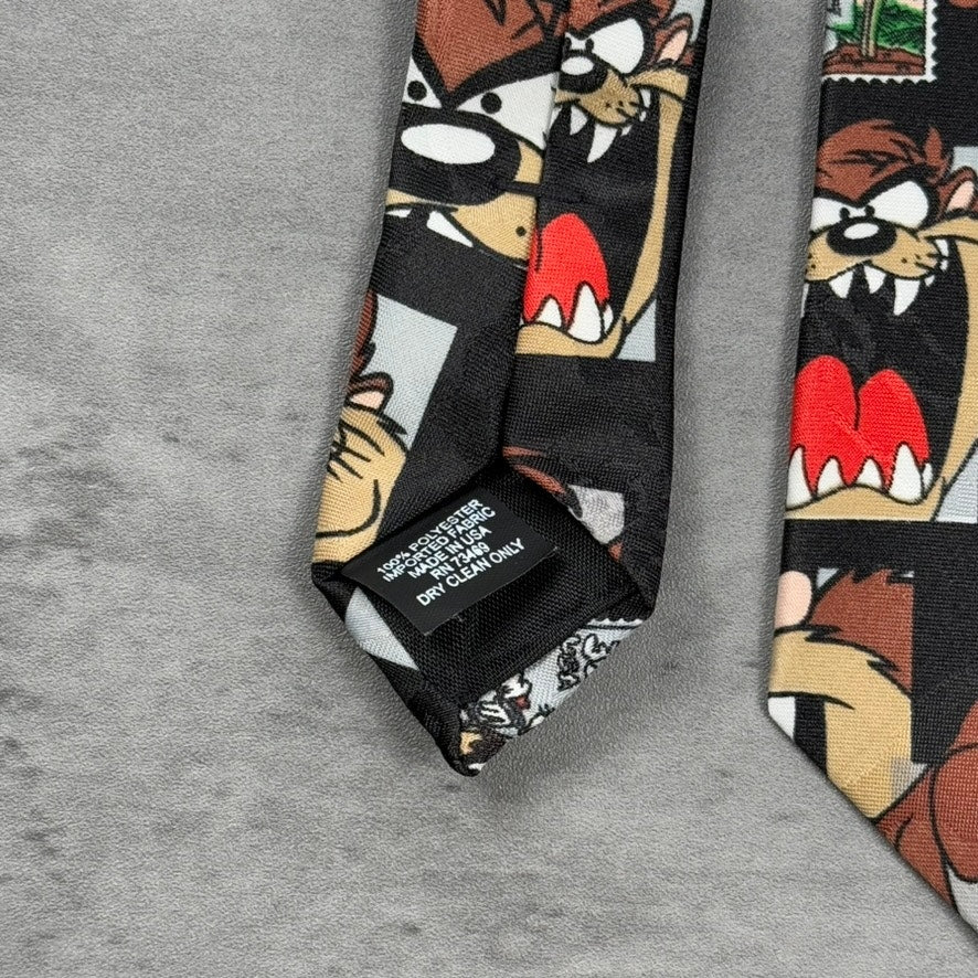 Vintage NWT Looney Tunes Stamp Collection Taz 1997 Tie USPS