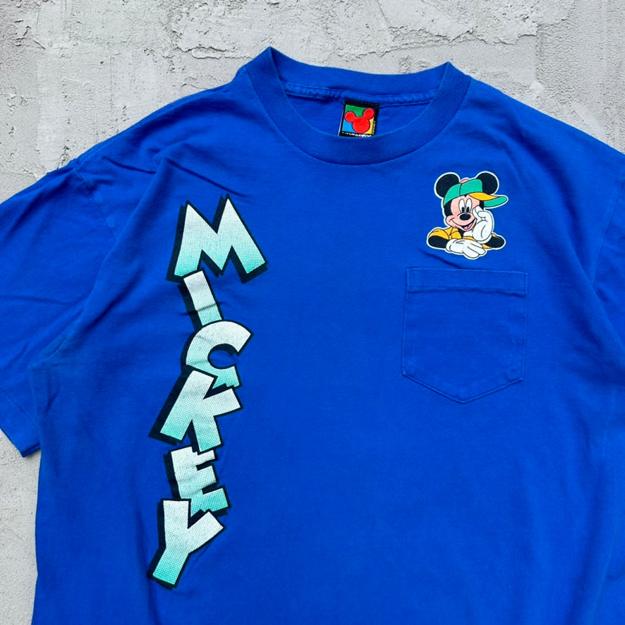 Vintage Disney Mickey Pocket T Shirt - L