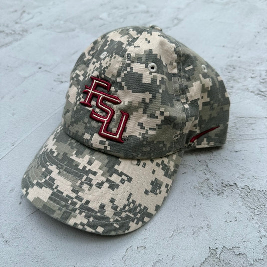 Nike Florida State University FSU Seminoles Camo Hat
