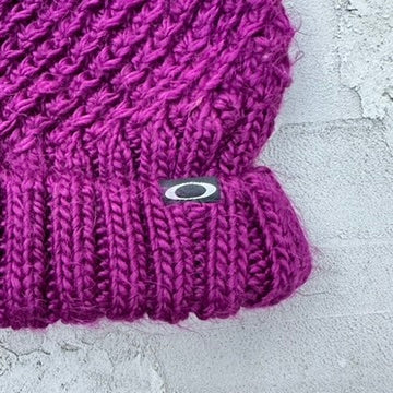 Oakley Custom Fit Purple Knit Beanie