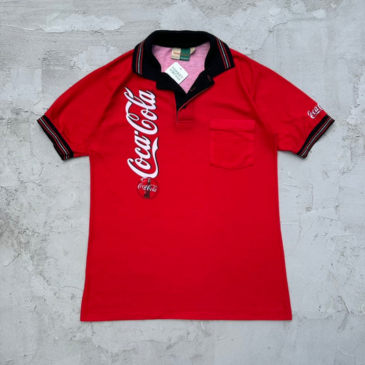 Vintage Coca Cola Collared Shirt - S