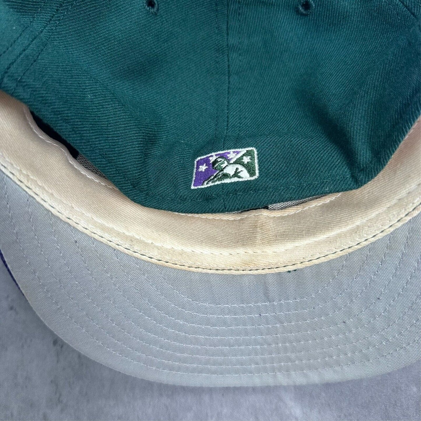 Vintage Augusta Green Jackets Minor League MLB Fitted New Era 5950 Pro Model Hat