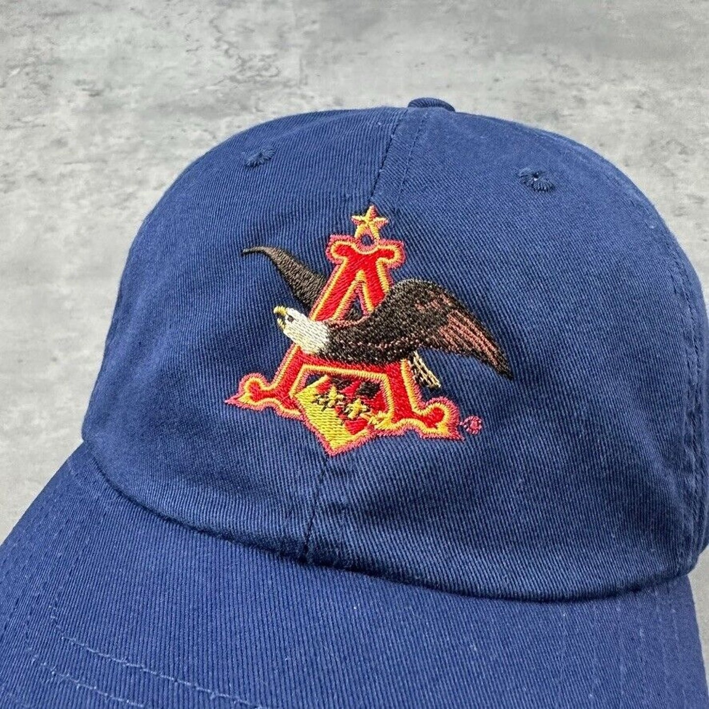 Anheuser-Busch Budweiser Beer St. Louis Missouri Brewery Navy Hat