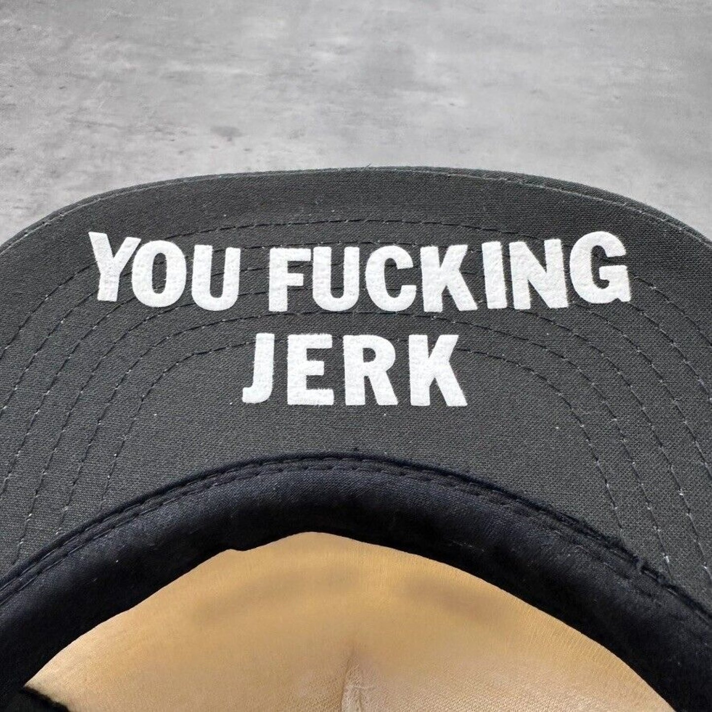 Vintage Piss Me Off You F***ing Jerk Novelty Hat