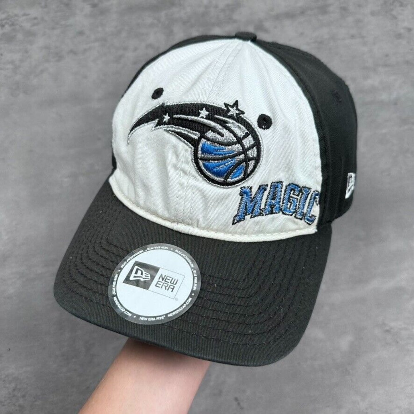 New Era Orlando Magic NBA Black White Blue Hat