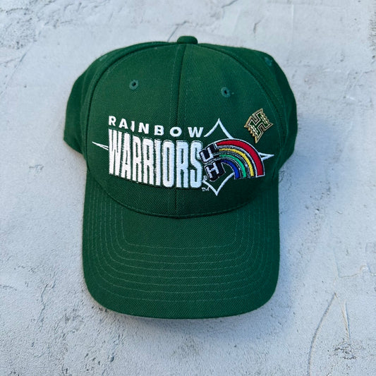 Vintage Starter University of Hawaii Rainbow Warriors Hat with Pin