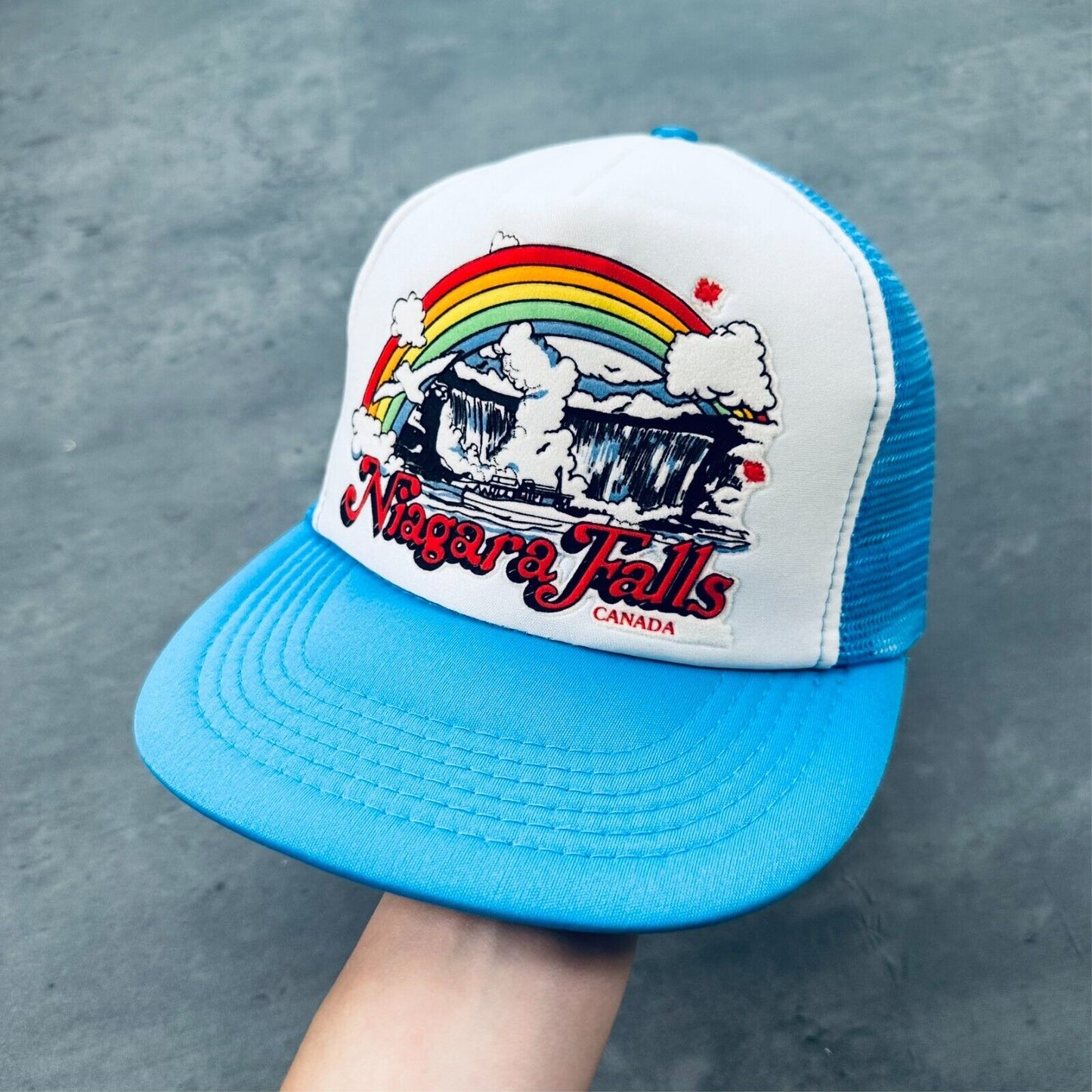 Vintage Niagara Falls Canada Rainbow Hat