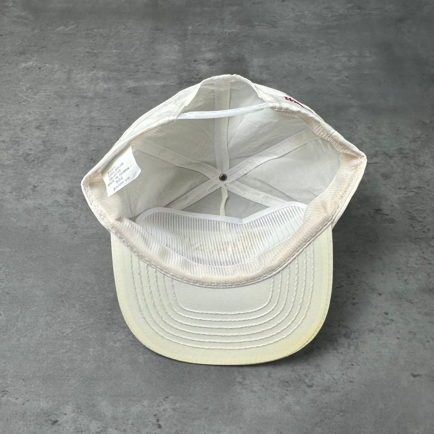 Vintage The Wrap Only Winston Has It Cigarette White Hat