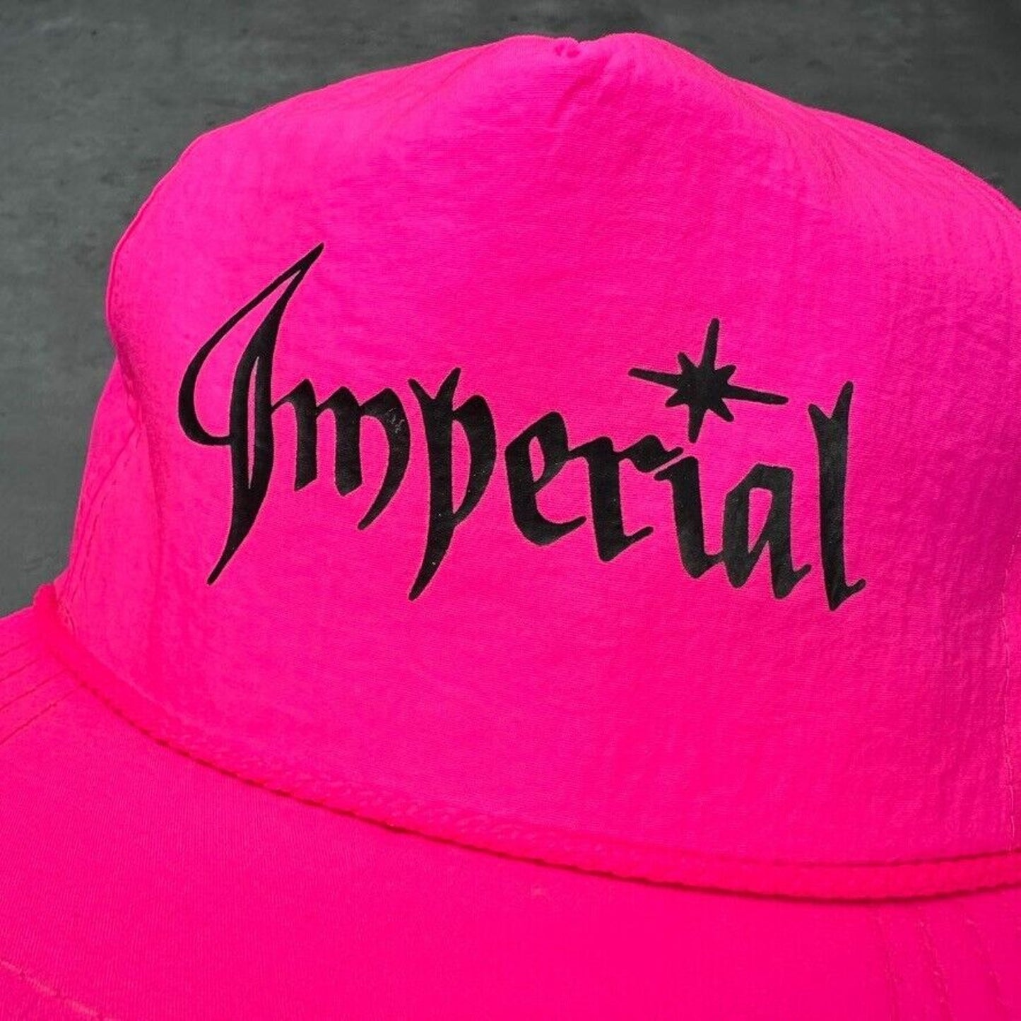 Vintage Imperial Streetwear Font Hot Pink Hat