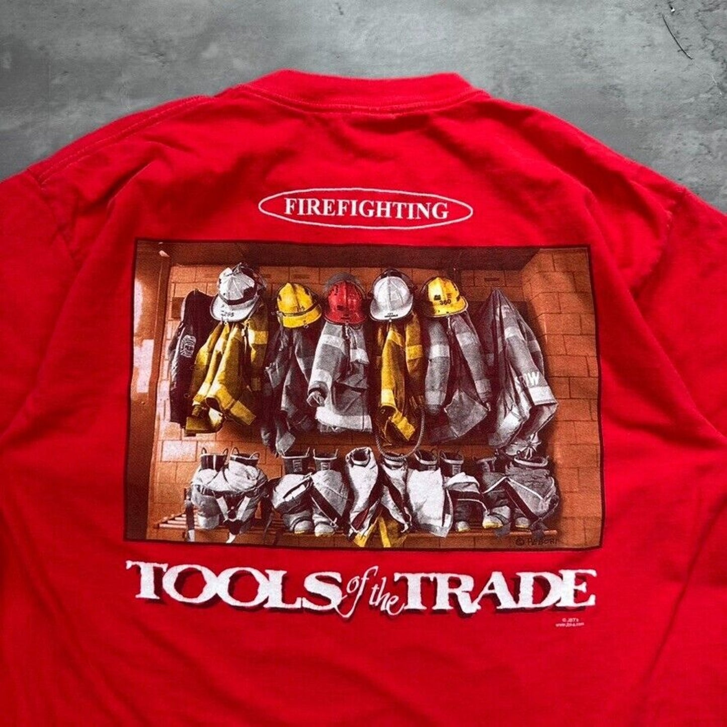 Vintage Firefighting Tools of the Trade T Shirt - XL