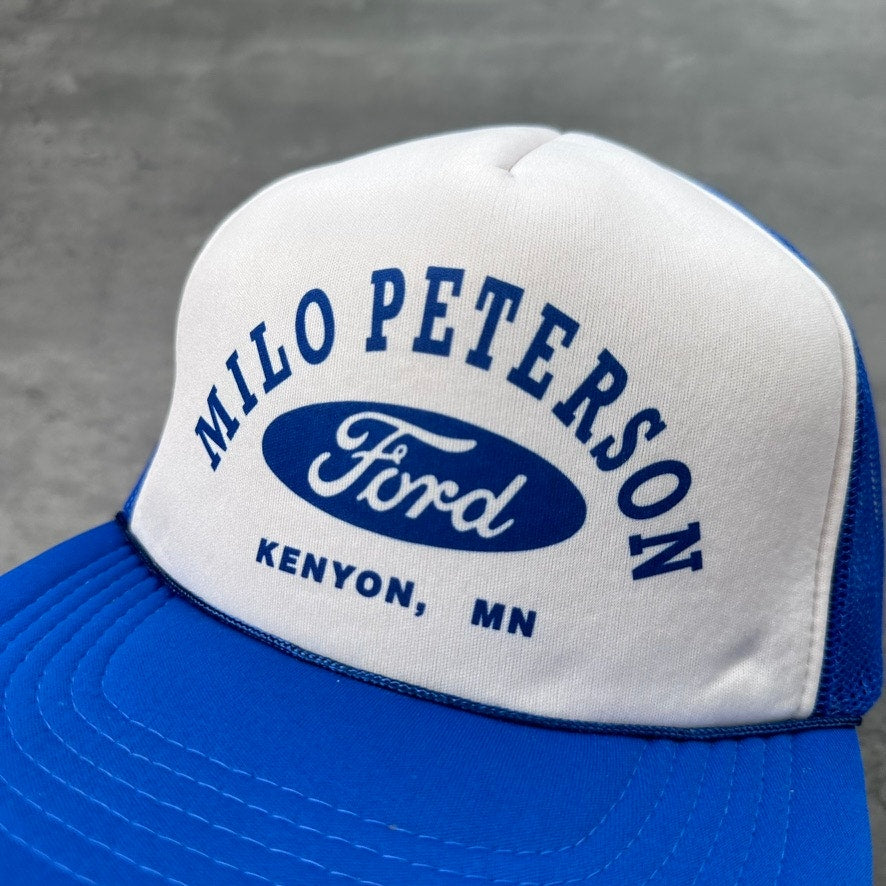 Vintage Ford Milo Peterson Dealership Kenyon Minnesota Hat