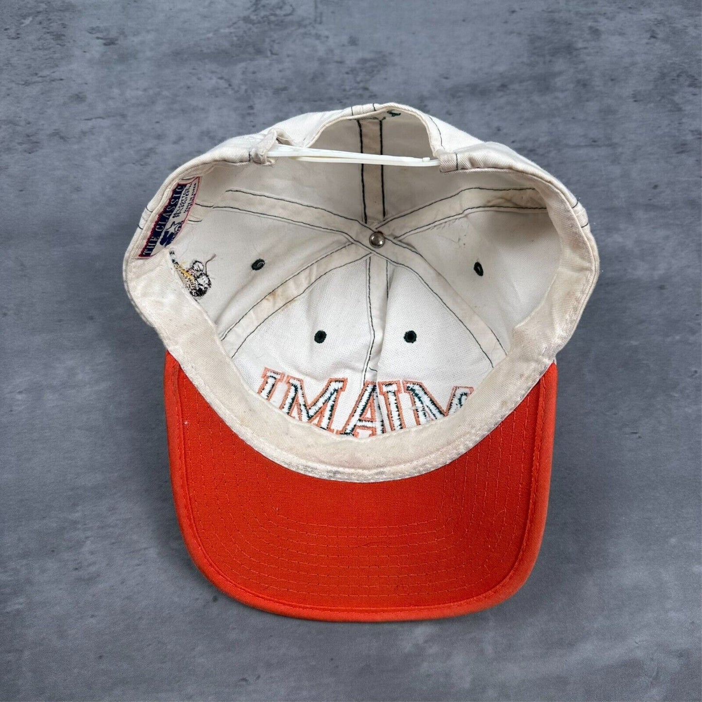 Vintage Starter University of Miami Hurricanes Distressed Hat