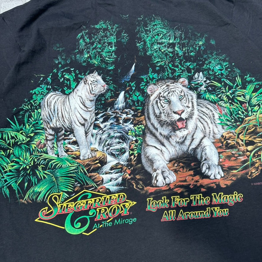 Vintage Deadstock Siegfried & Roy Magic Around You Tiger T Shirt - L