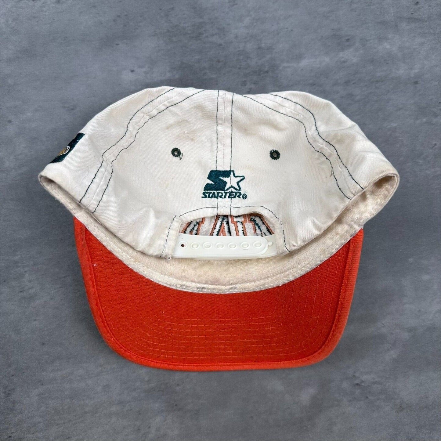 Vintage Starter University of Miami Hurricanes Distressed Hat