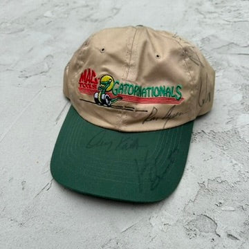 Vintage Gatornationals Mac Racing Signed Hat