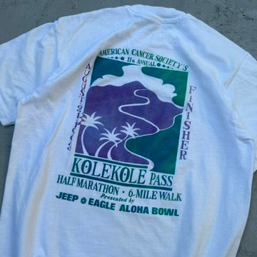 Vintage Hawaii Marathon 1993 Jeep T Shirt - M