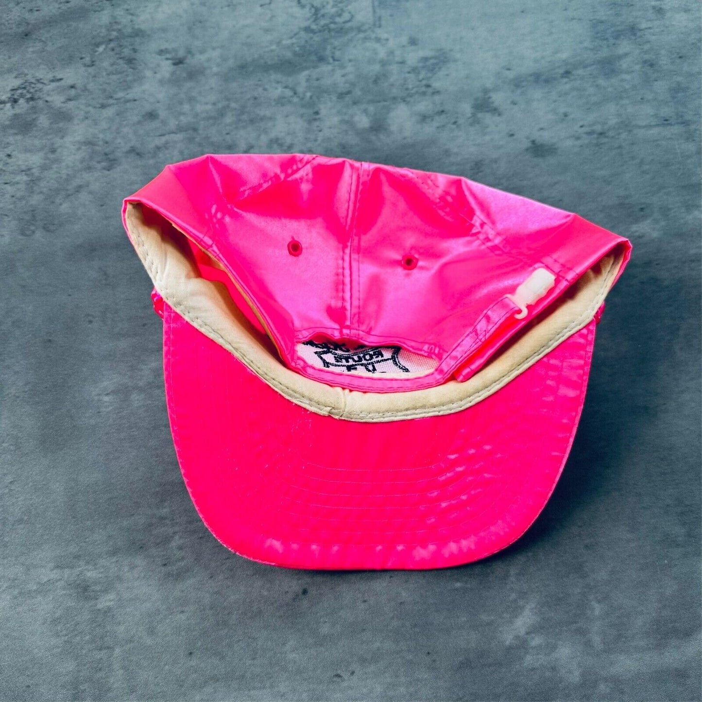 Vintage Get Your Kicks On Route 66 Pink Satin Hat