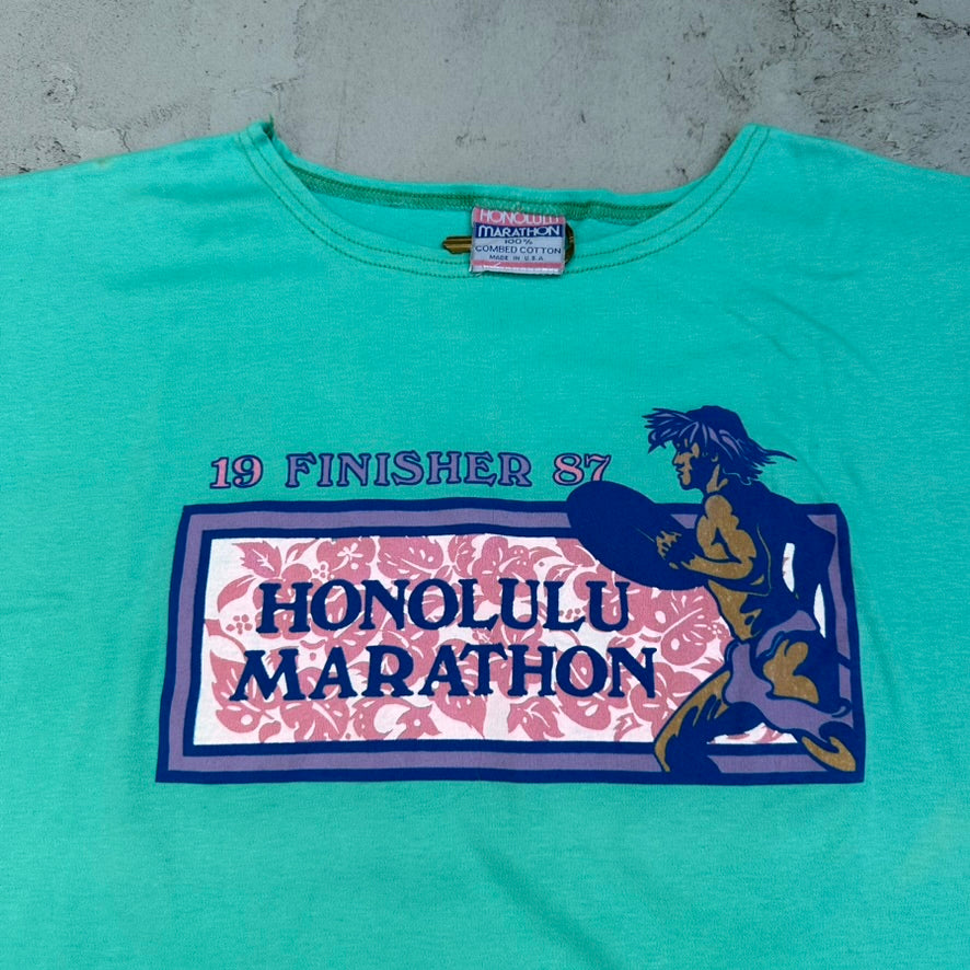 Vintage Honolulu Marathon 1987 Hawaii Women’s T Shirt - S