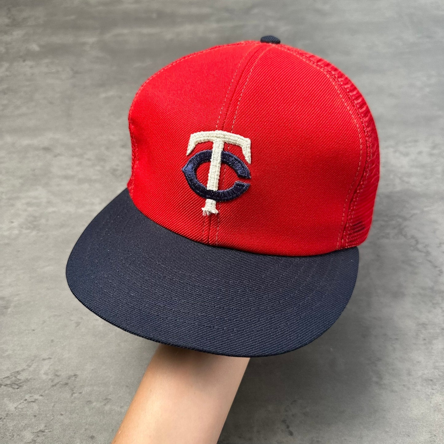 Vintage MLB Minnesota Twins Annco Snapback Hat