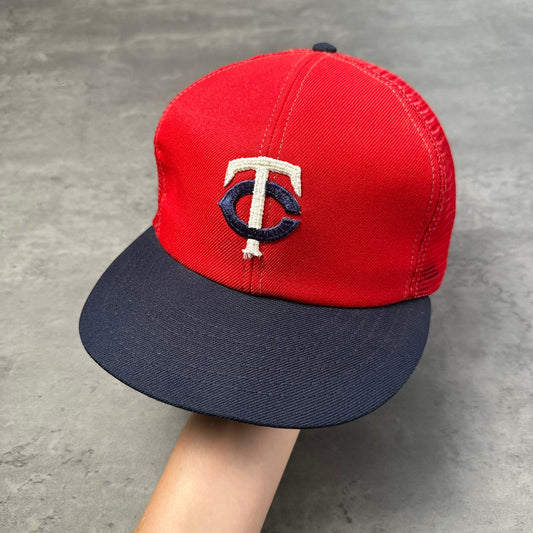 Vintage MLB Minnesota Twins Annco Snapback Hat