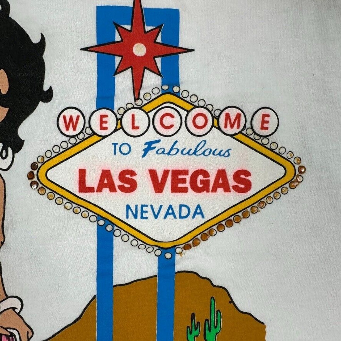 Vintage Betty Boop MGM Grand Las Vegas T Shirt - L