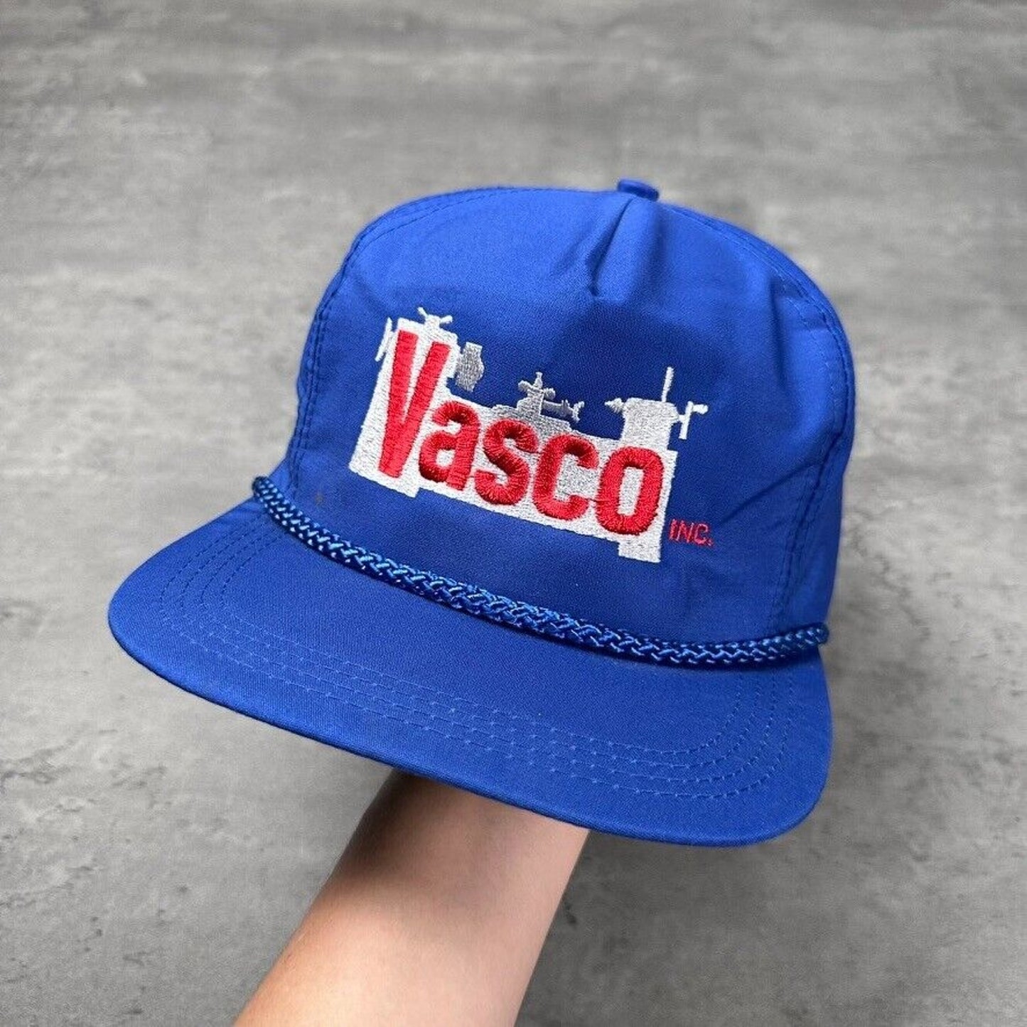 Vintage Vasco Engines Embroidered Roper Hat