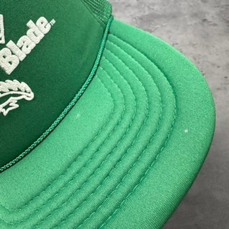 Vintage Greenlee Gator Blade Green Trucker Hat