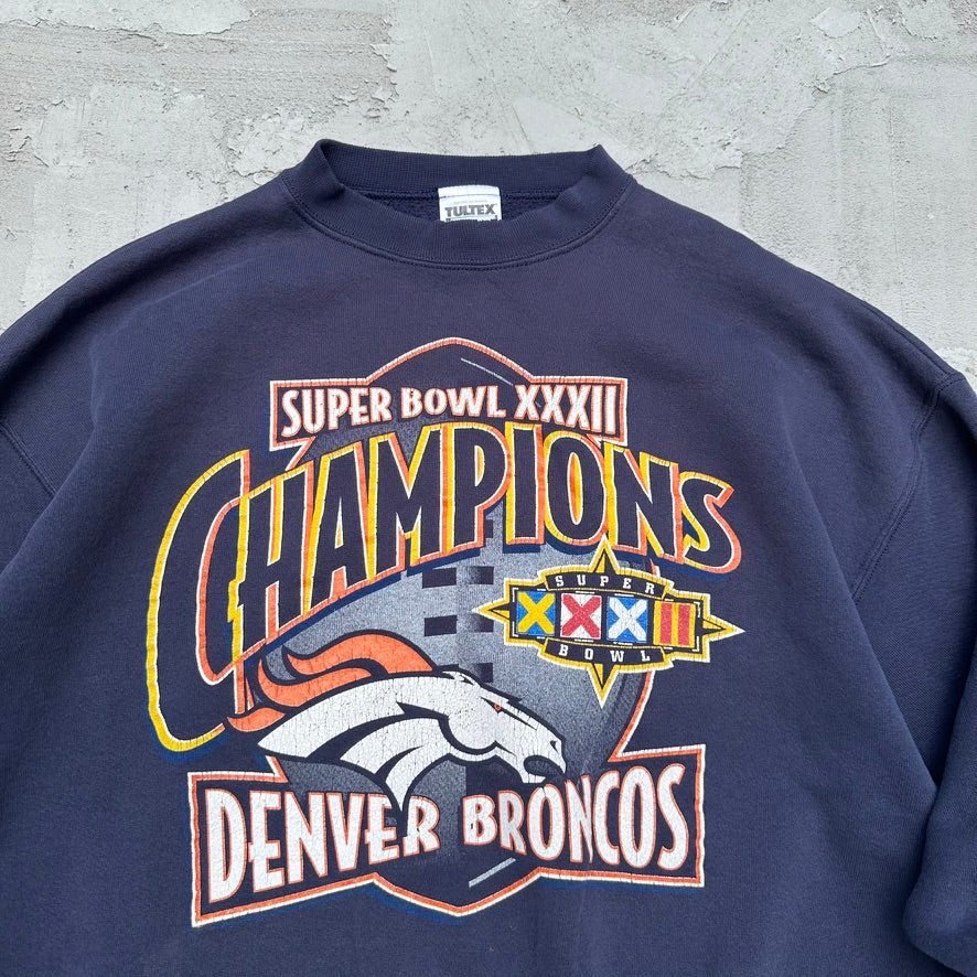 Vintage NFL Denver Broncos Super Bowl Champs Sweatshirt - XL